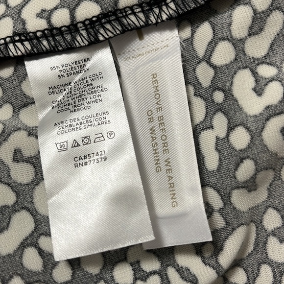 Ann Taylor Cheetah Print Matte Jersey Wrap Dress - Picture 7 of 7